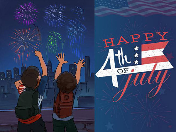 US Independence Day-July 4th